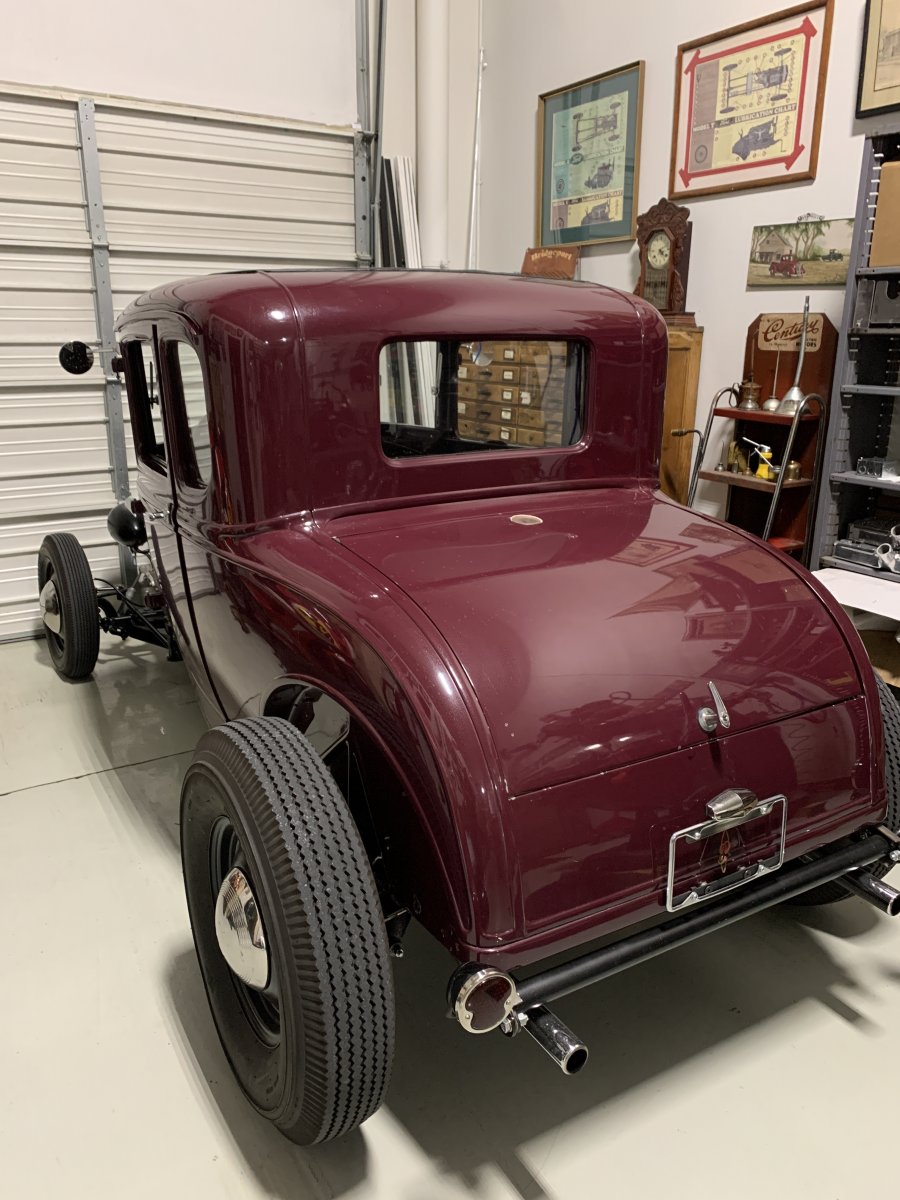 1930 Ford Model A on a 1932 frame. The H.A.M.B.