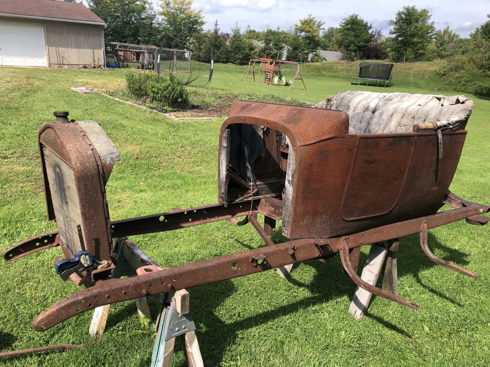 Model T on Model A frame The H.A.M.B.