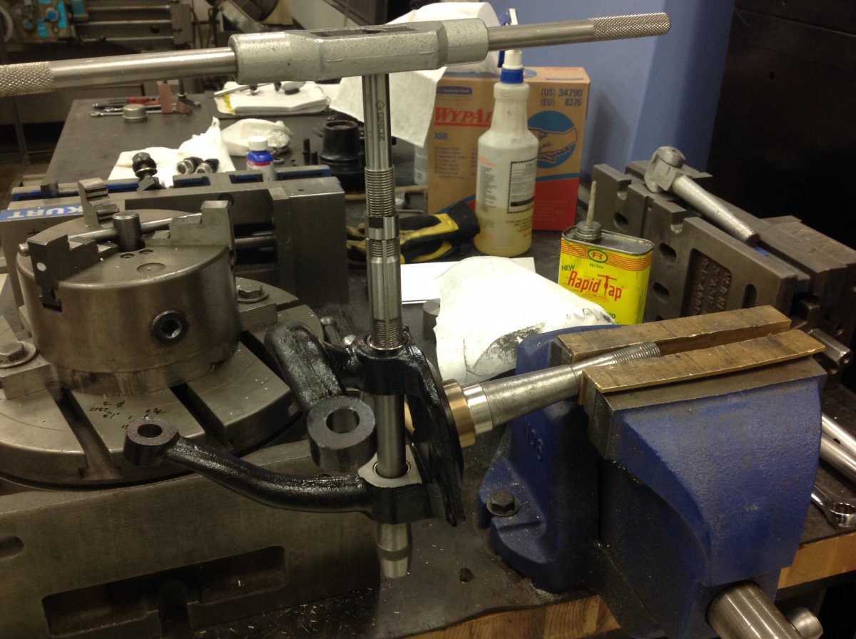 Technical Reaming Ford spindle king pin bushings? The H.A.M.B.