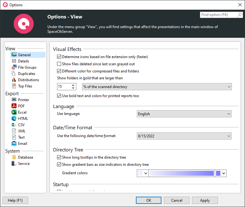 SpaceObServer Visual Tour JAM Software