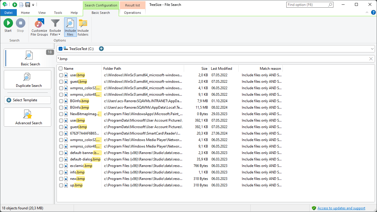 Find and Manage Files with TreeSize JAM Software