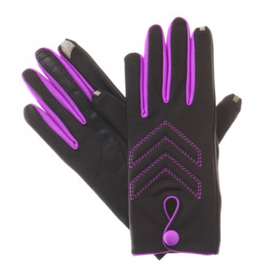 Isotoner Women's smarTouch Brights Modern Chevron Driving Glove