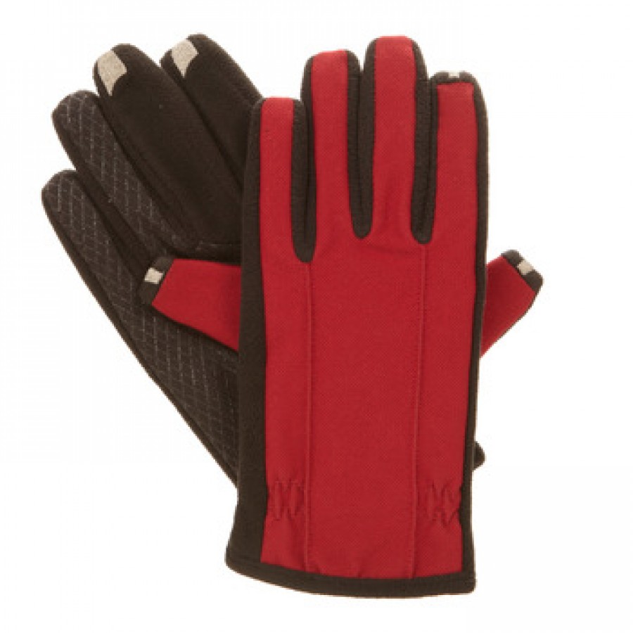 Isotoner Men's smarTouch 2.0 Tech Stretch Gloves Fleece Lined