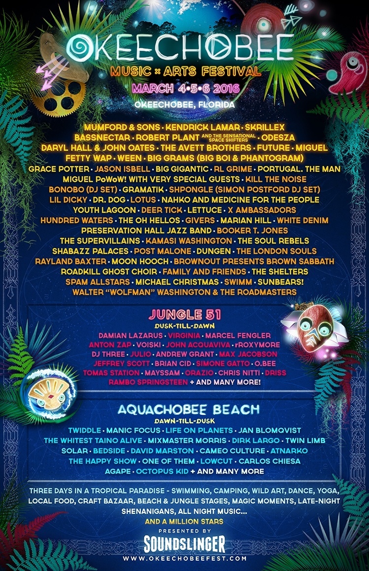 Okeechobee Music & Arts Festival Adds Ween, Robert Plant & More