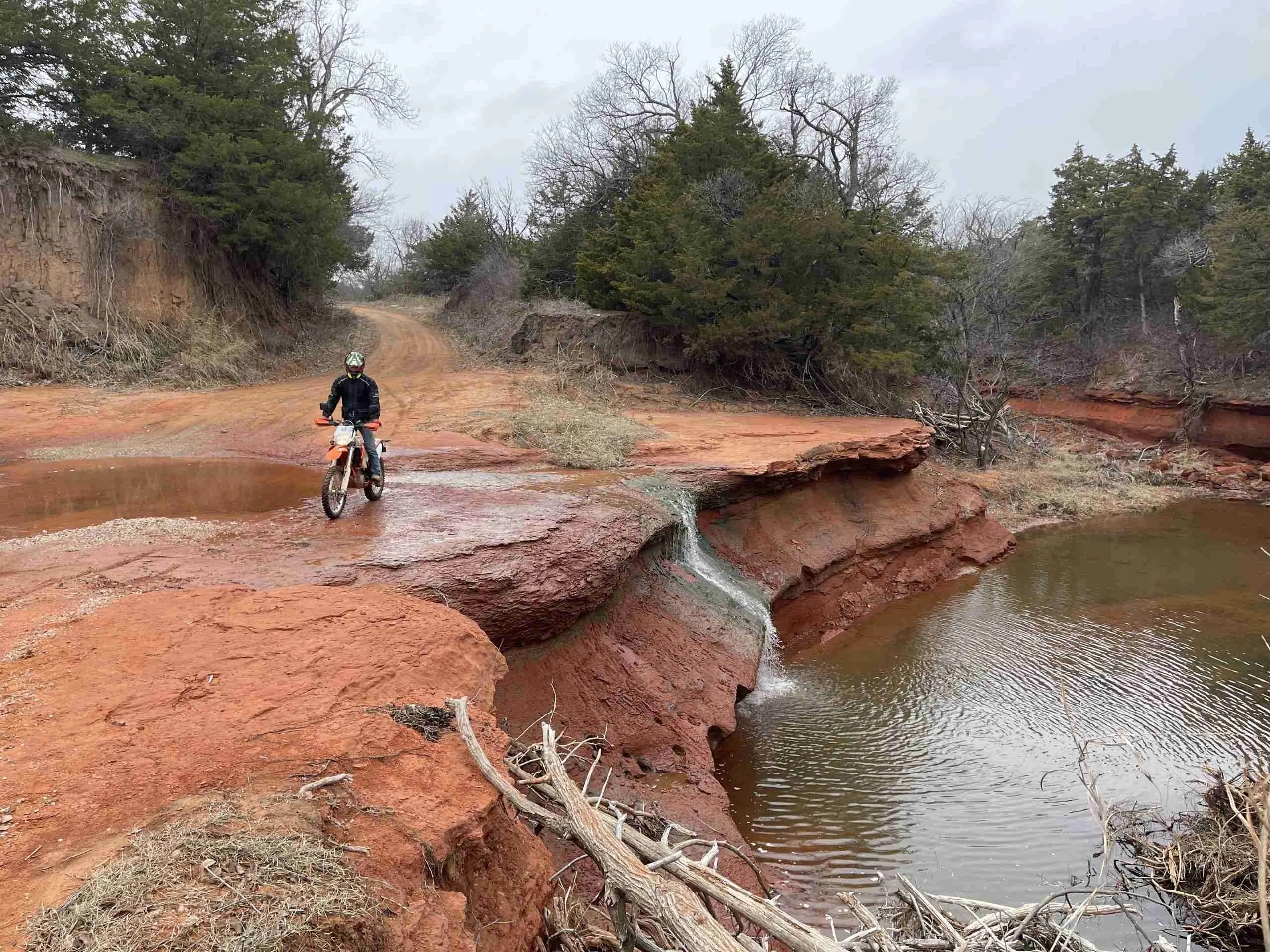 Riding the Sugar Creek Adventure route in western Oklahoma James Pratt