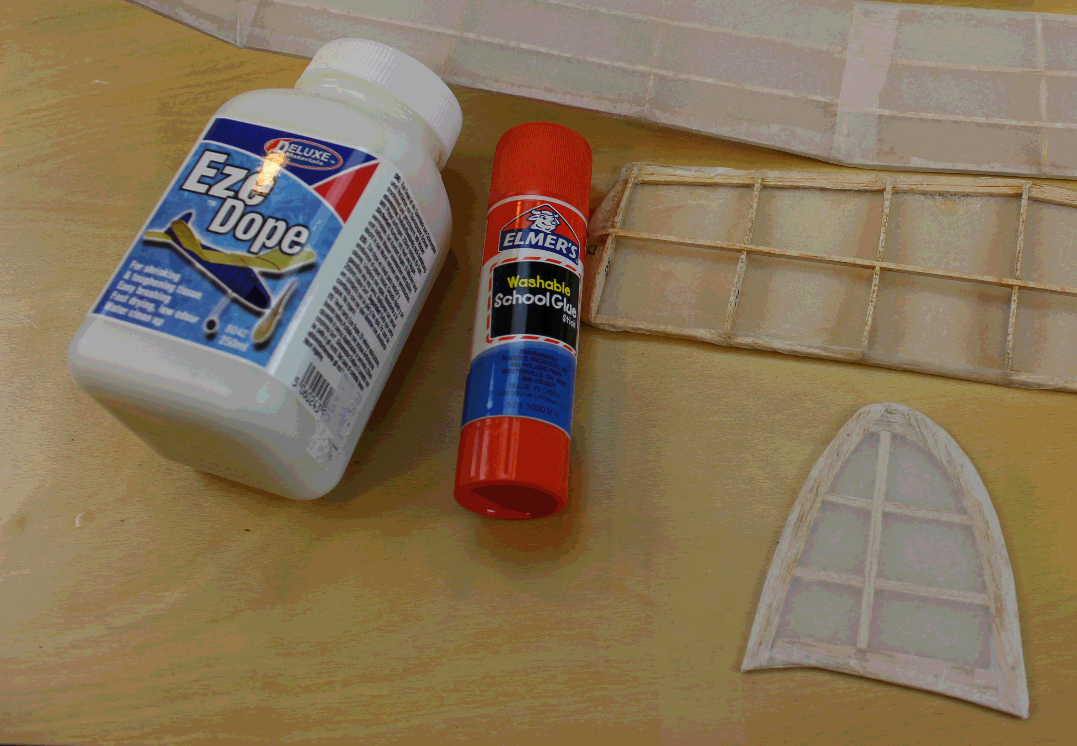 Covering Your Balsa Model With Tissue James Packwood