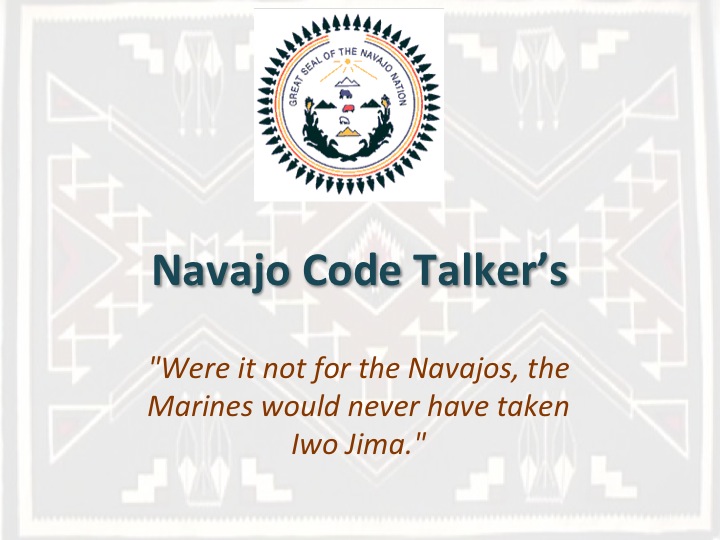 Navajo Code Talkers James Stewart Chapter, NSDAR