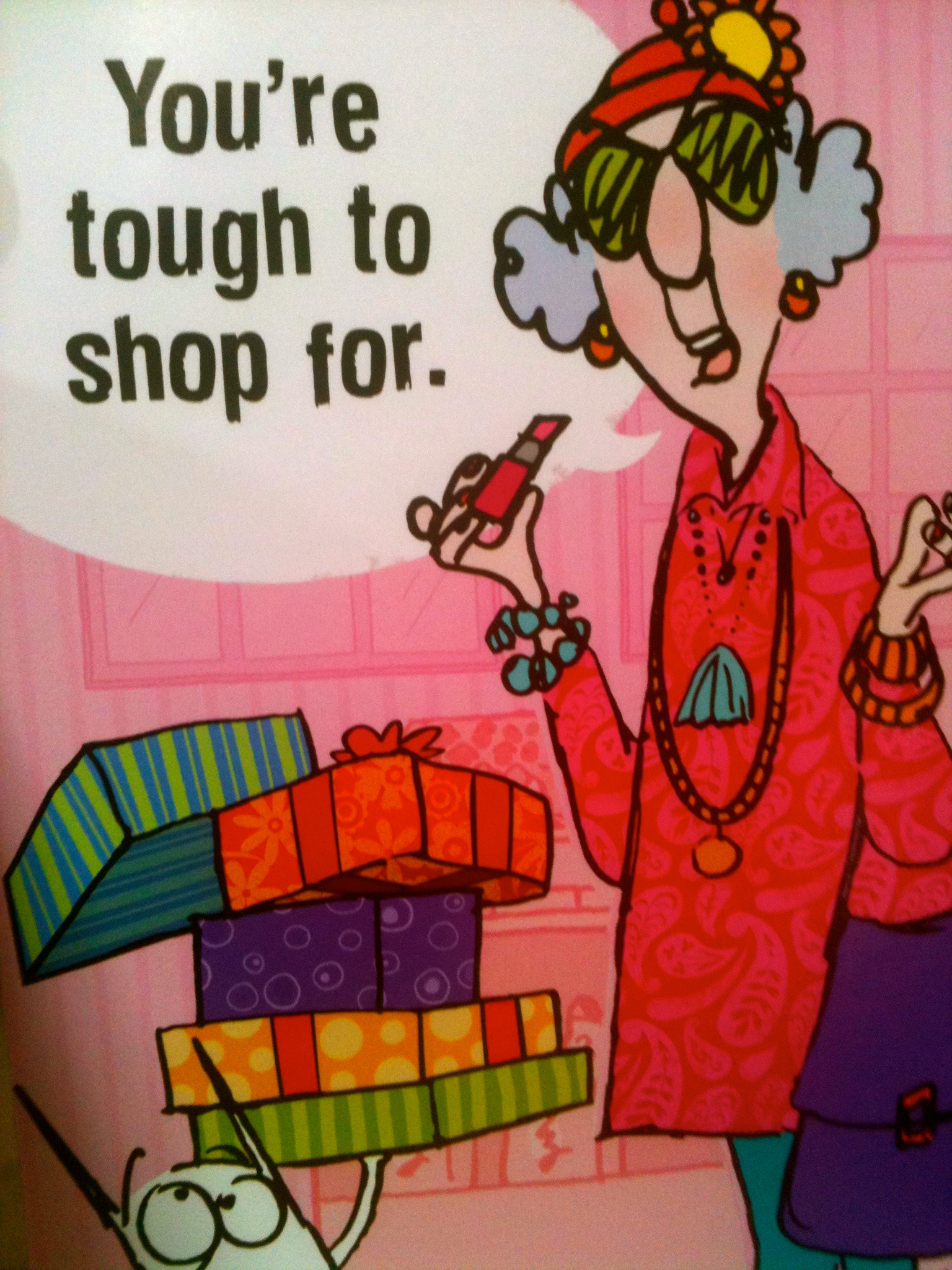 Birthday cards old lady
