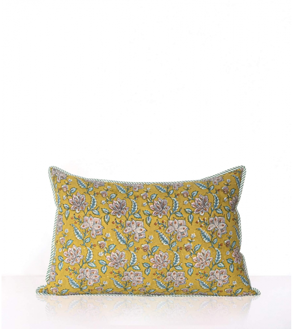 Printed floral cushion cover 16x26 inches Jamini