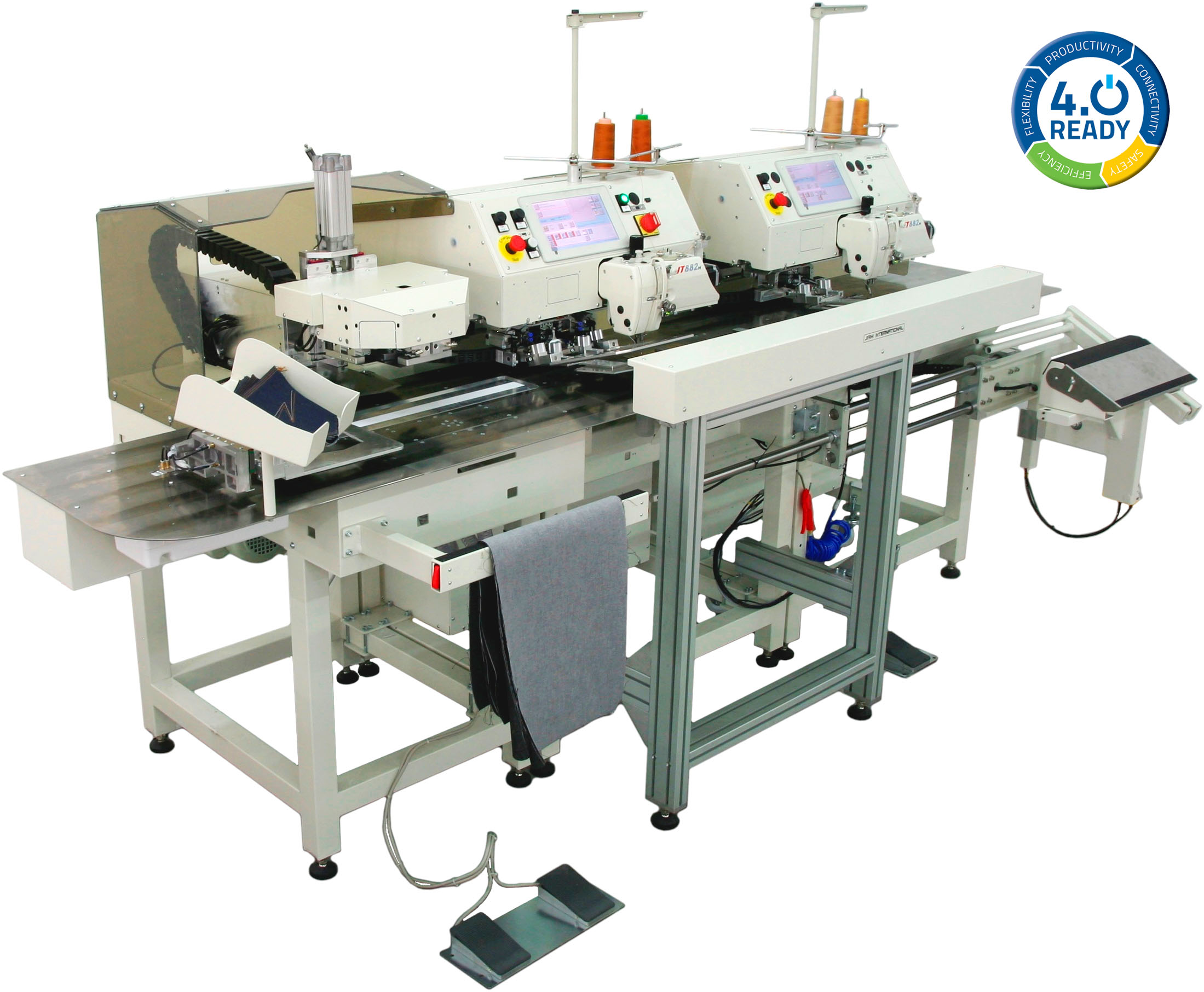 Jeans and casual working machines Jam International