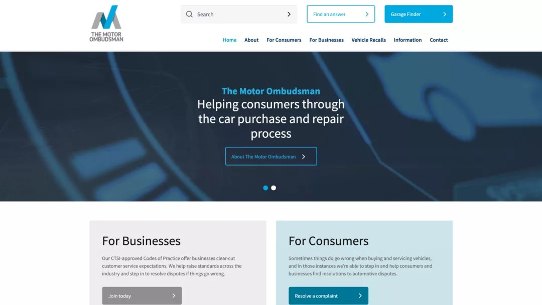 The Motor Ombudsman What is it and what does it do? Jam Jar