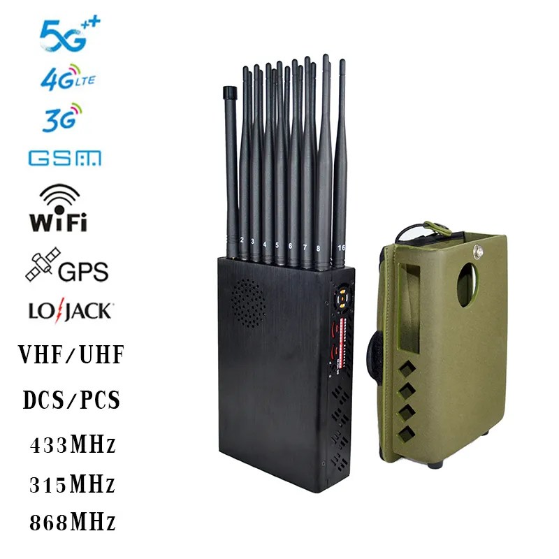 Handheld 16Band 5G Mobile Phone Jammer In 2021