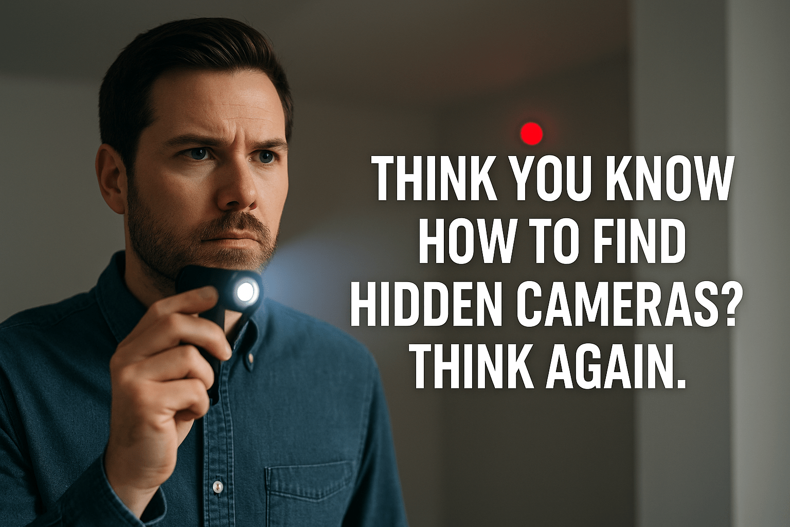 Think You Know How to Find Hidden Cameras? Think Again.