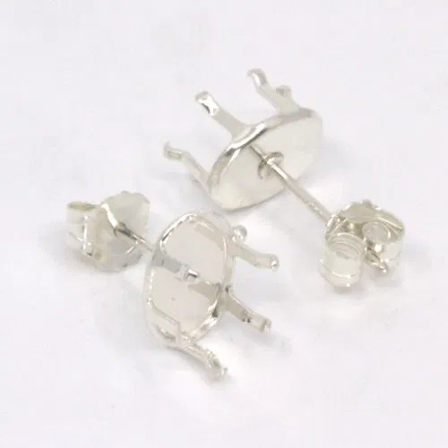 Snaptite Oval Earring Settings Jamming Gems