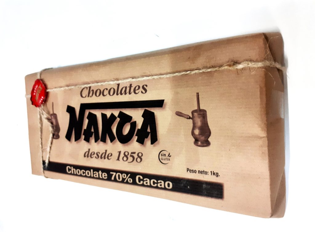 Chocolate artesano puro 70 1kg Jamones Bronchales