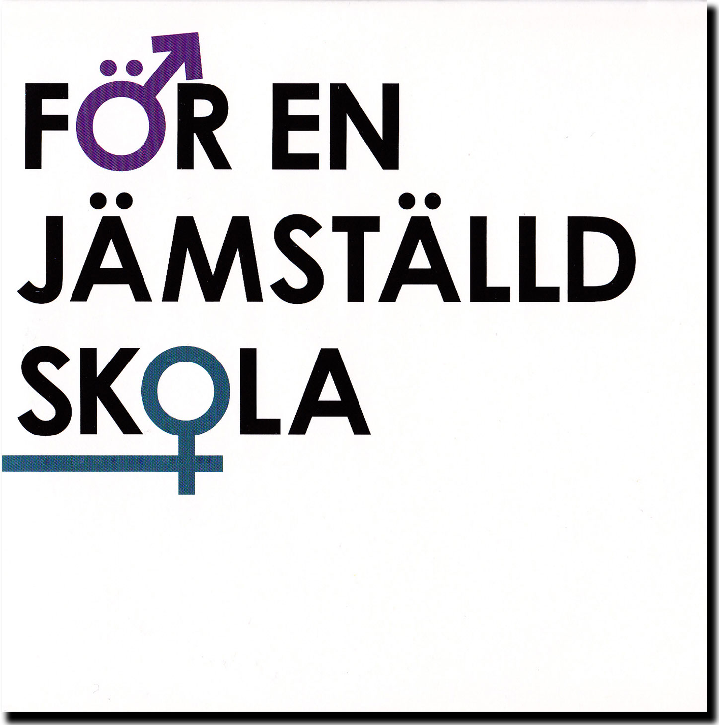 Jämställt Jämställdhet i förskolan och jämställdhet i skolan