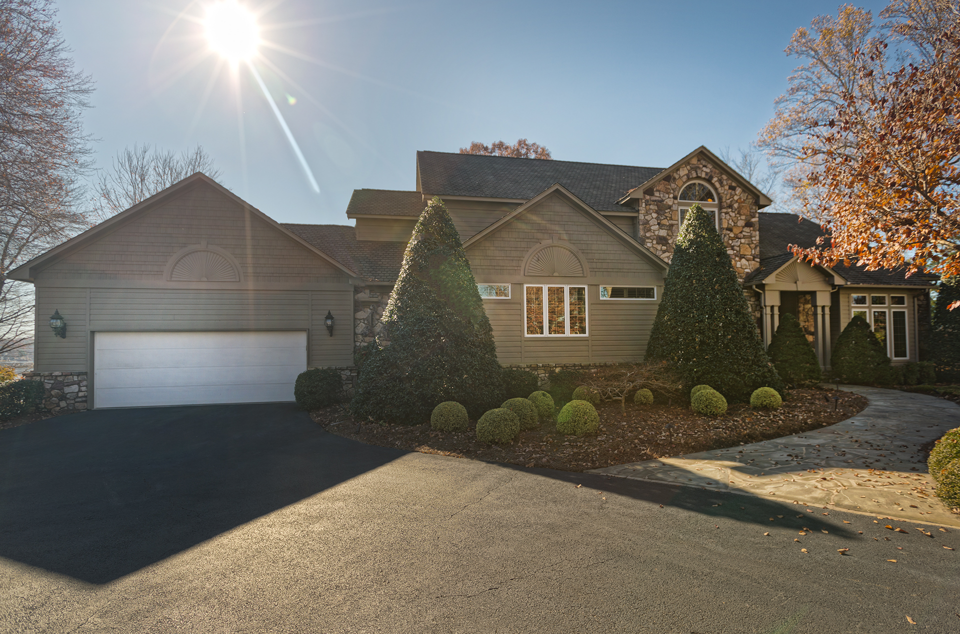 SOLD Outstanding Craftsmanship with Oversized Dock and Private Beach