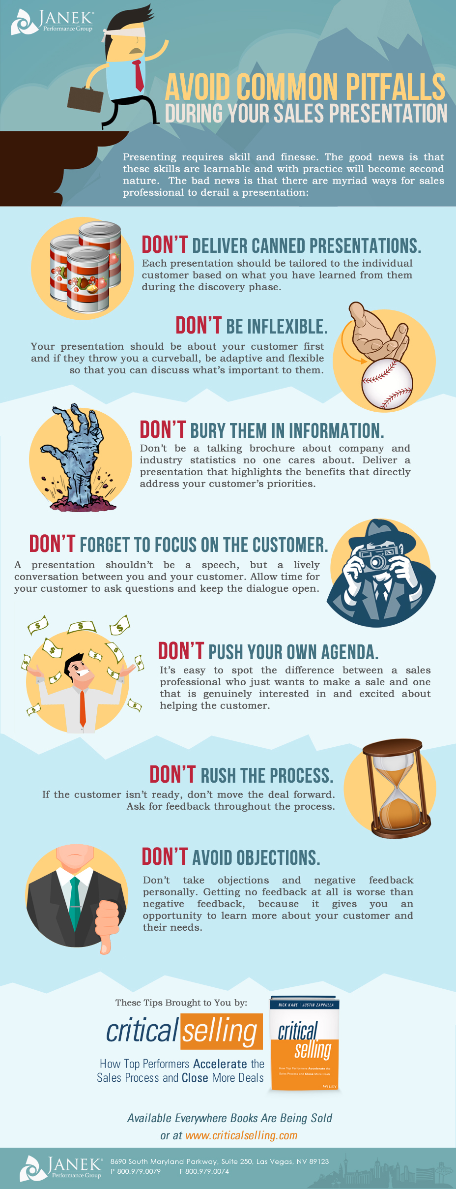 Infographic Avoid Common Pitfalls During Your Sales Presentation