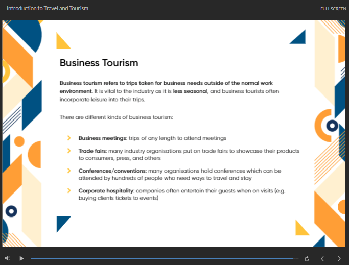 Diploma in Tourism Management