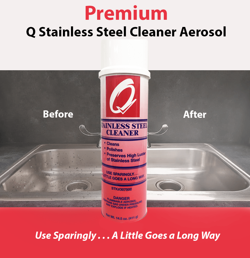 Q STAINLESS STEEL CLEANER (AEROSOL)