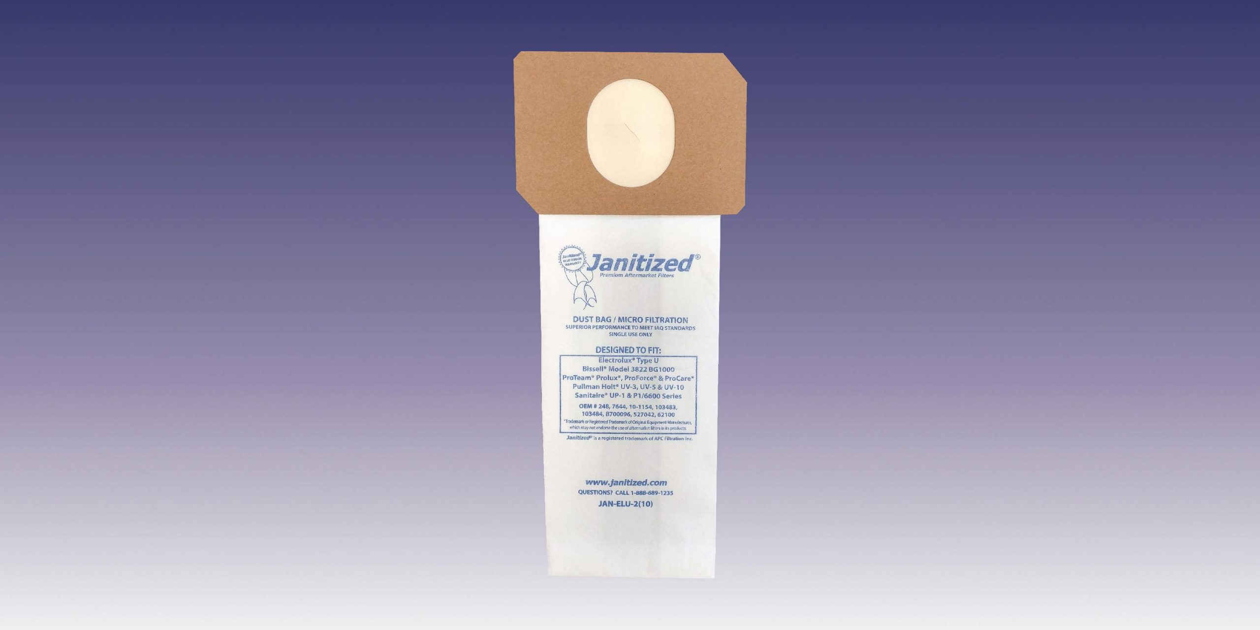 Aftermarket Electrolux Vacuum Bags and Filters Janitized®