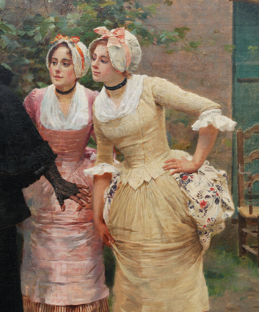Charles Edouard Edmond Delort (French, 18411895) Oil on Canvas Laid on