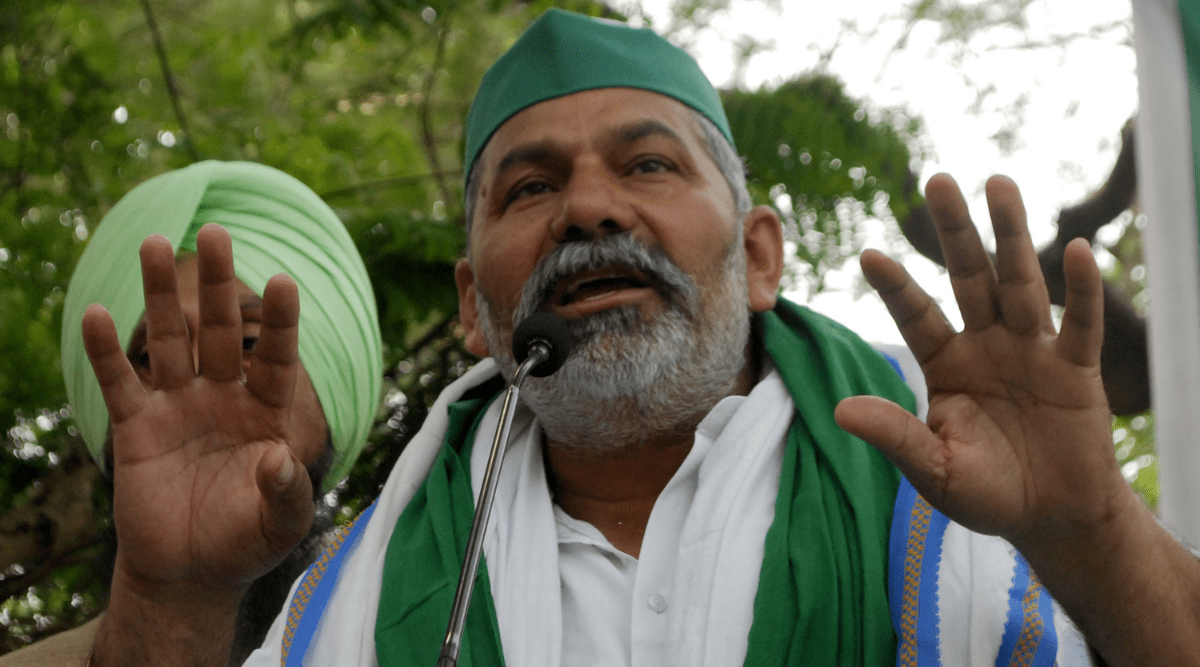 Bhaarateey Kisaan Union के नेता राकेश टिकैत ने ओवैसी को बता दिया भाजपा