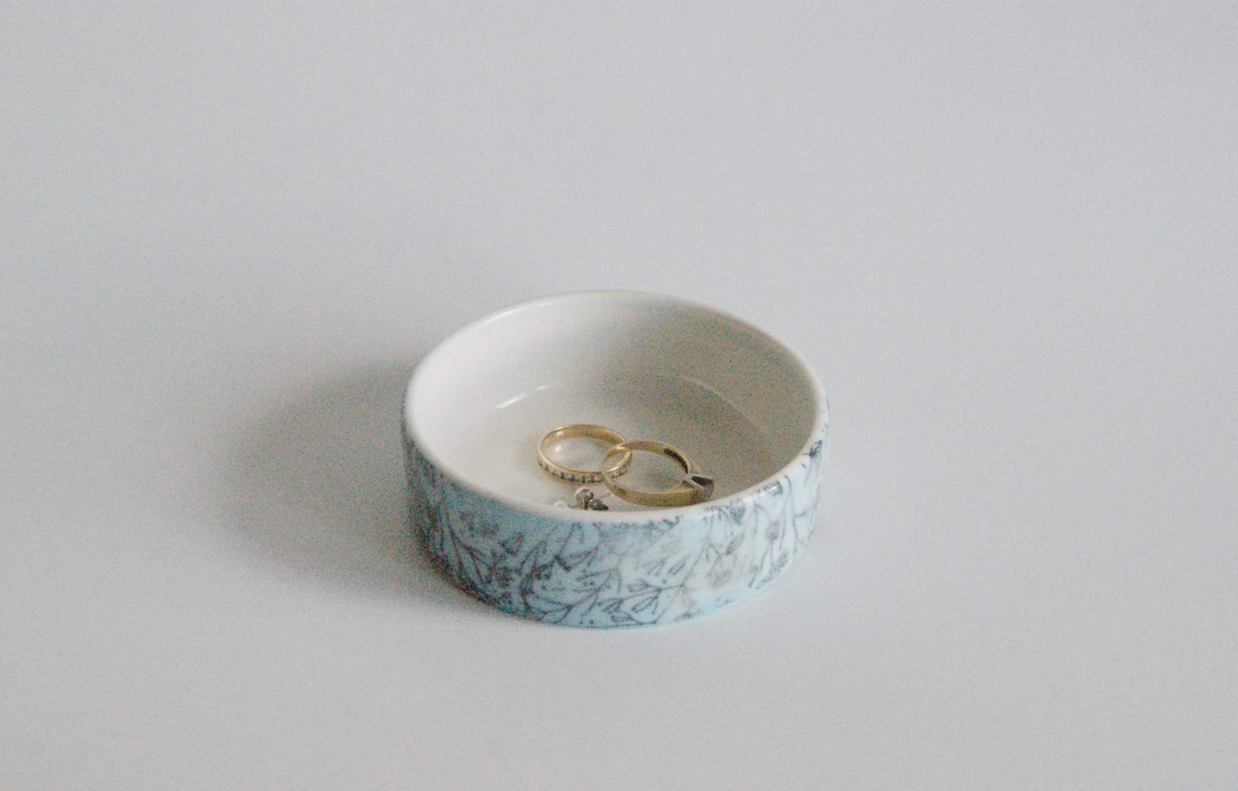 Decorating the ceramic surface with rice paper transfers Janson Pottery