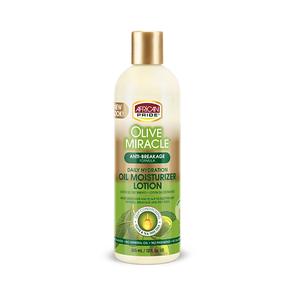 African Pride Olive Miracle Moisturizer Growth Lotion 12oz Janson Beauty