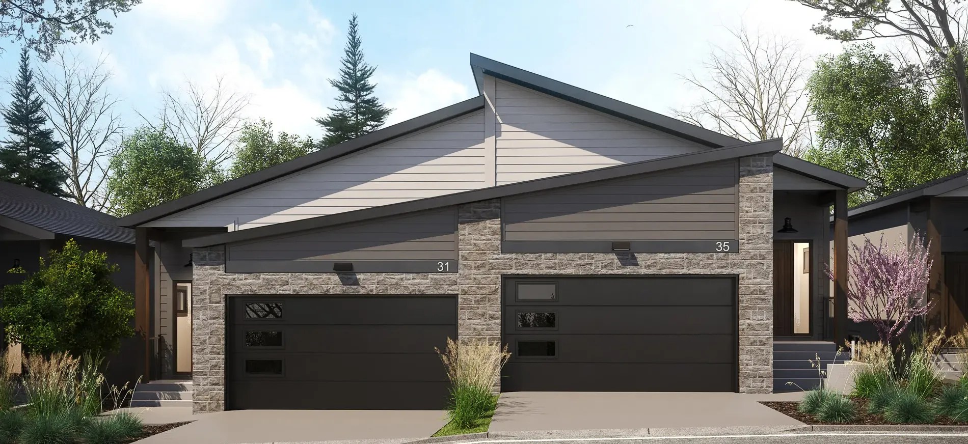 New Bungalow Villas in Calgary NW Villas at Birch Point