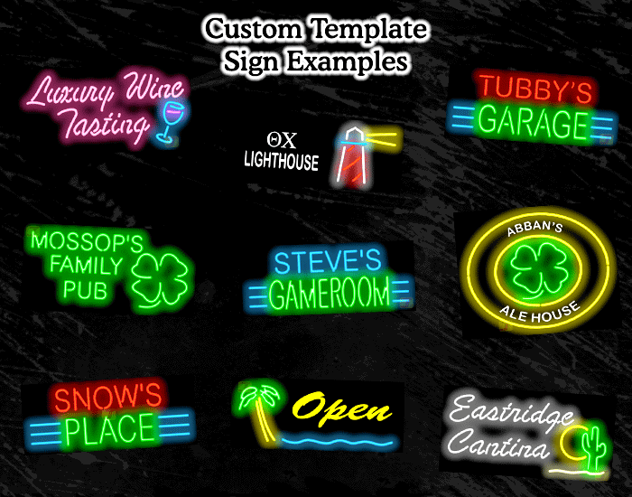 Custom Neon Signs Custom Neon Real Neon Glass