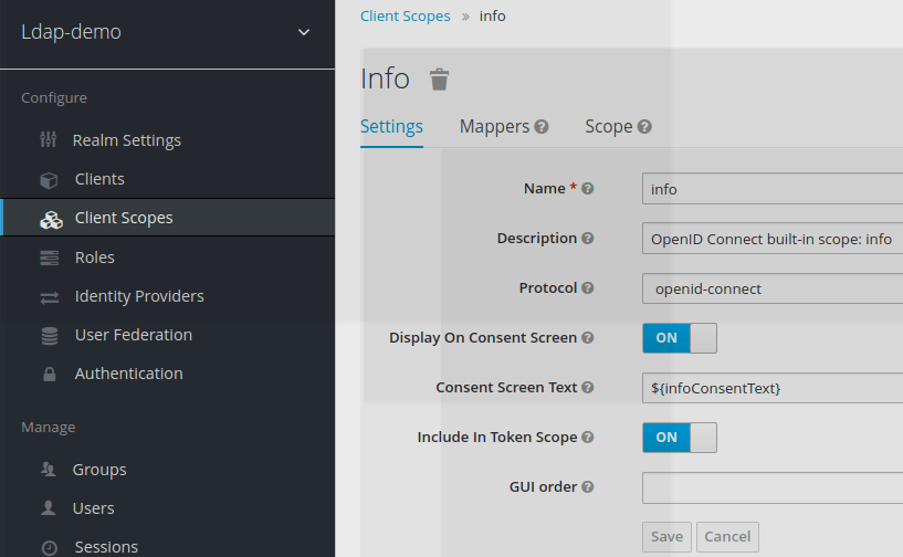 Understanding Oauth2OpenID scope usage with Keycloak JANUA