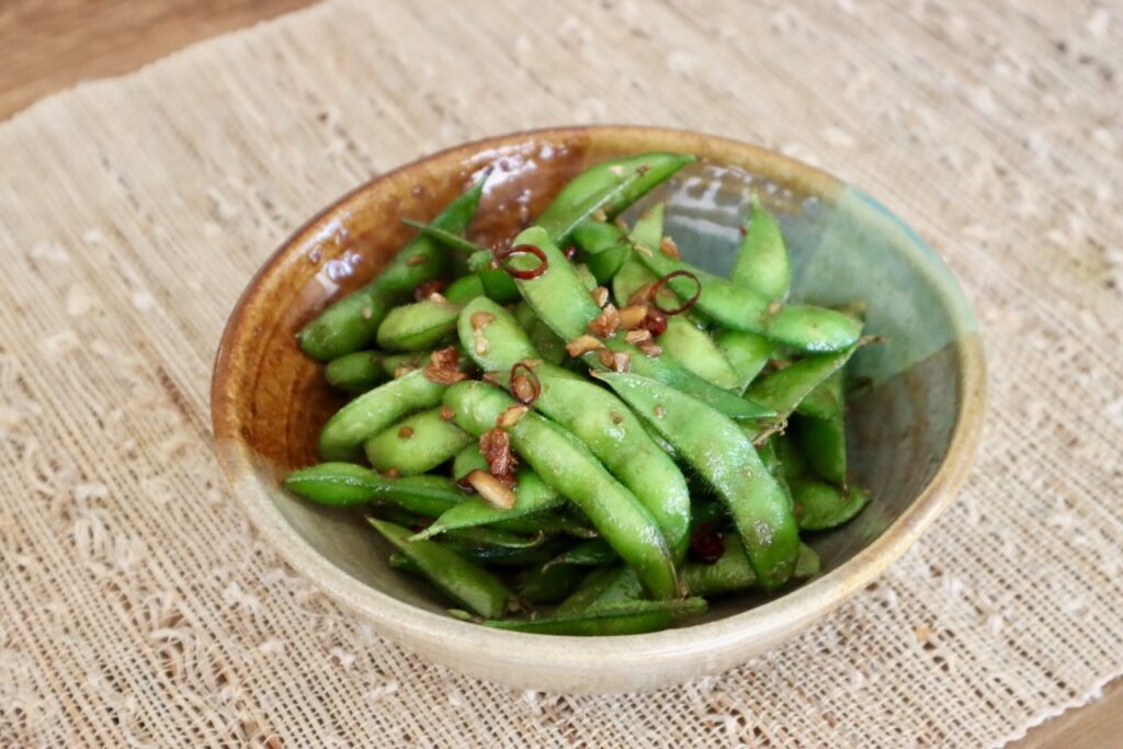 Garlic Edamame Japanese Cooking 101