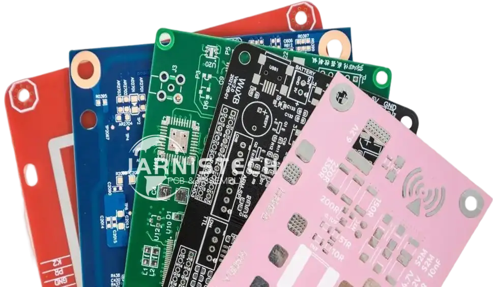 PCB Solder Mask Available (Multiple Color Ink Coating Options) Jarnistech