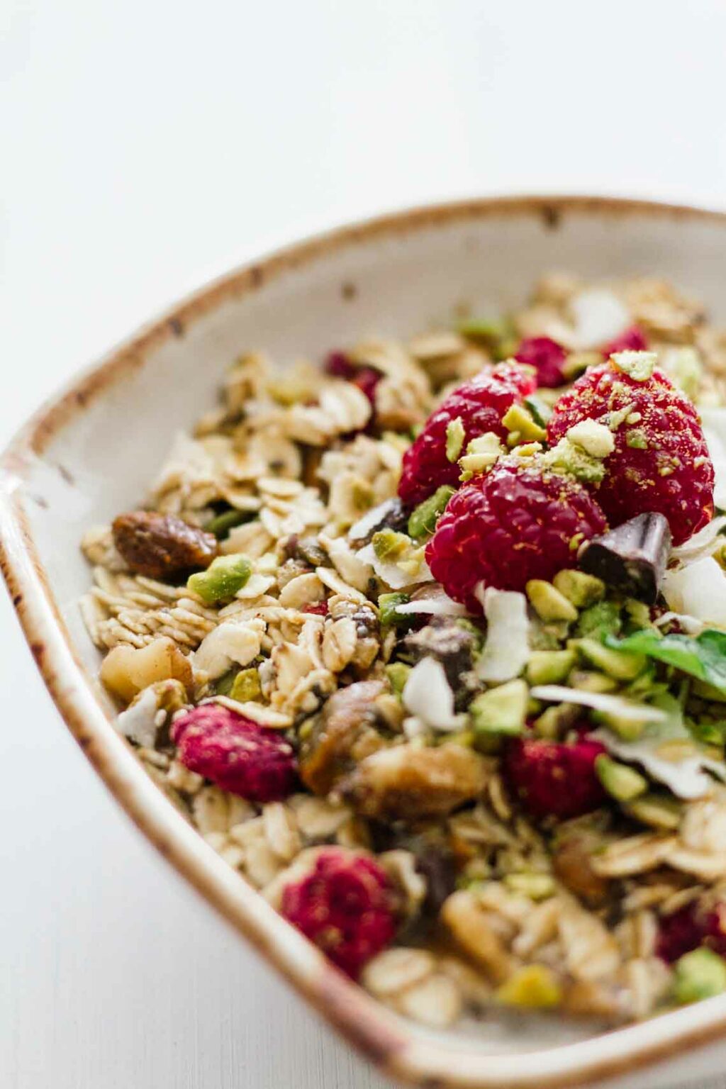 Homemade Chocolate Raspberry Muesli Jar Of Lemons