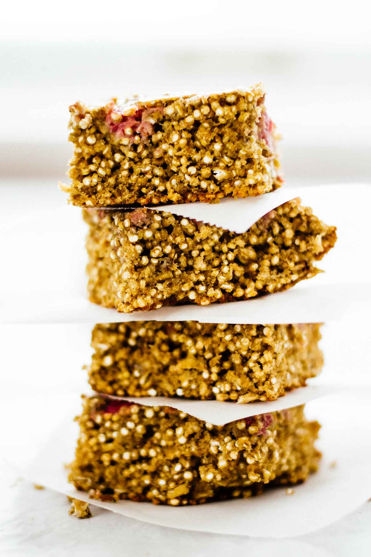 Easy Raspberry Breakfast Quinoa Bars Jar Of Lemons
