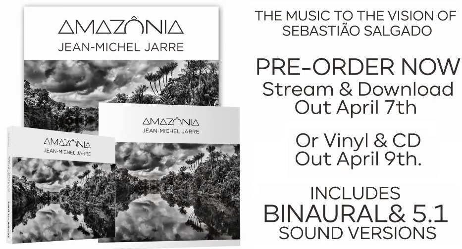 AGORA É OFICIAL JARRE ANUNCIA AMAZÔNIA, SEU NOVO ÁLBUM Jarrefan Brazil