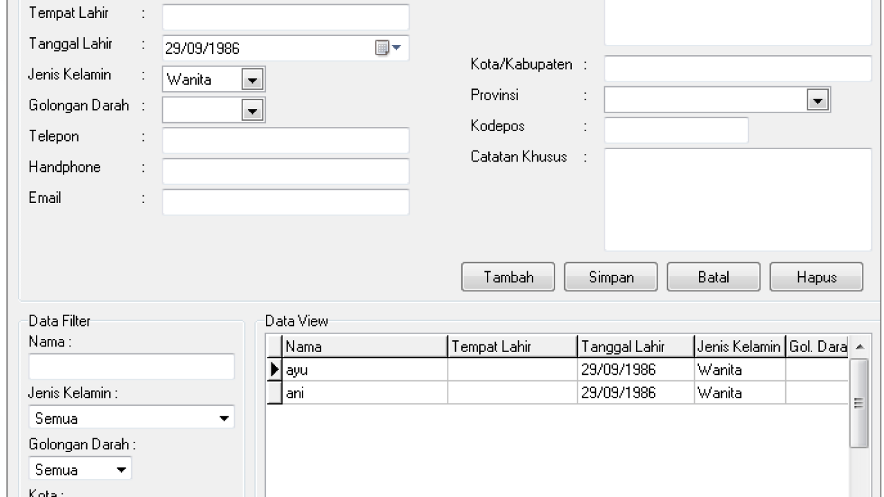 Belajar delphi 7, contoh program delphi 7, listing program delphi 7, contoh program delphi 7 sederhana, membuat program dengan delphi 7. Download Sourcecode Rumah Sakit Menggunakan Delphi Jasakoding