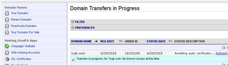 Exhaustive guide about Godaddy to Namecheap domain transfer — Jasom