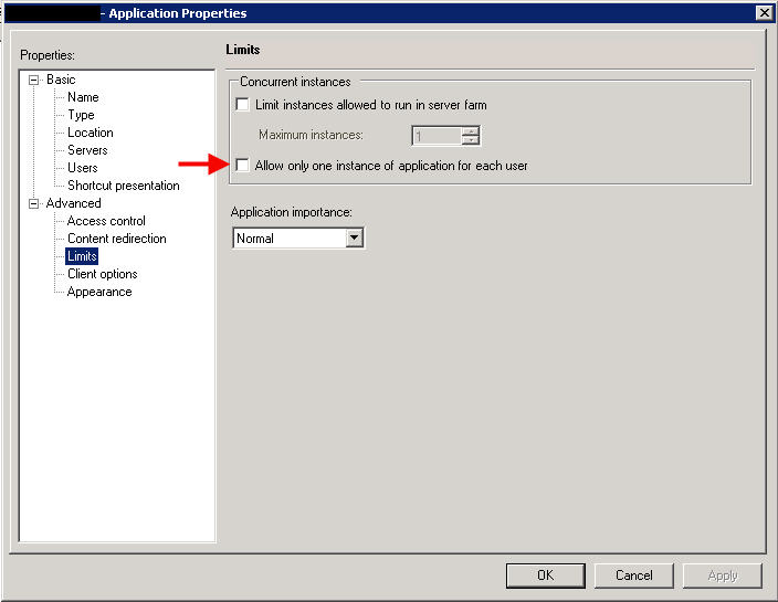 How to launch multiple sessions of a XenApp 6.5 application without