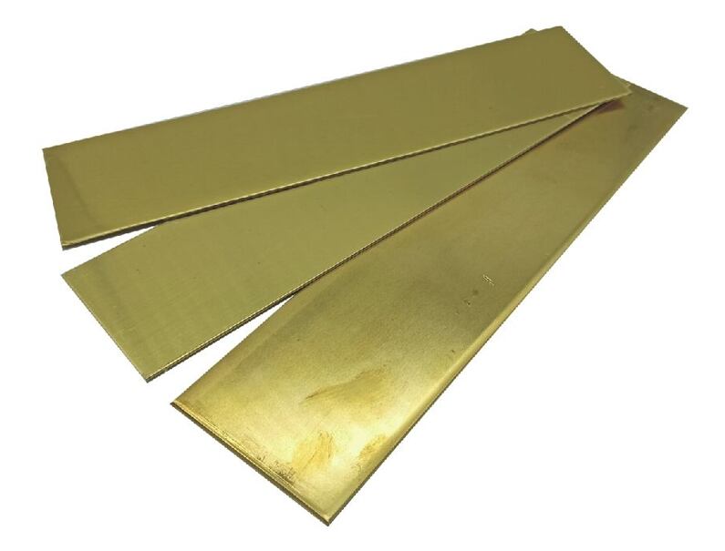 Brass sheets 50 * 200mm Jatagan knife making supplies
