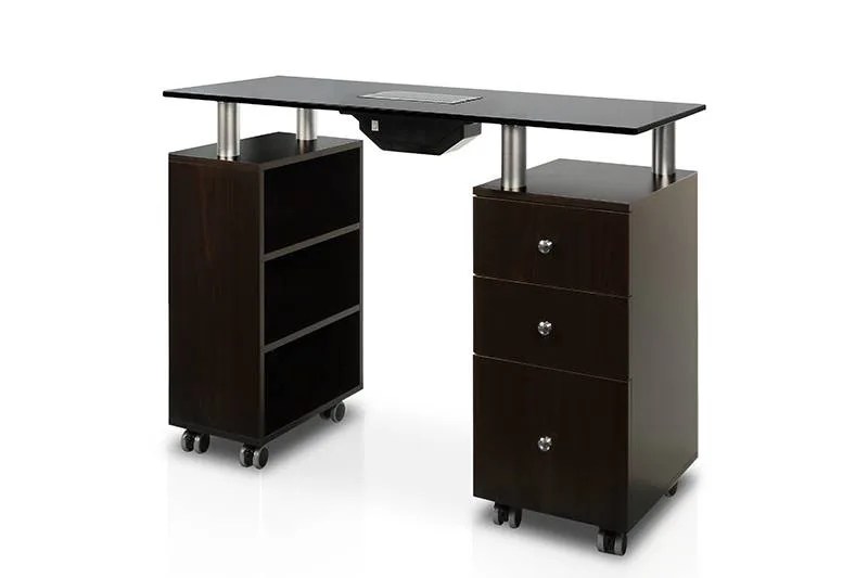 Glass Top Nail Table J & A