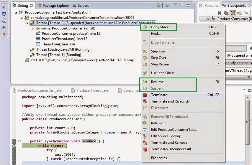 5 Ways to debug Java threadsafety issues step by step