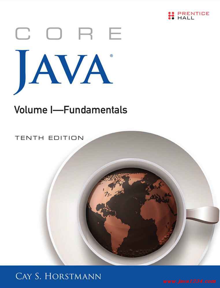《Core Java Volume I Fundamentals 10th Edition》PDF 下载_Java知识分享网免费Java资源下载