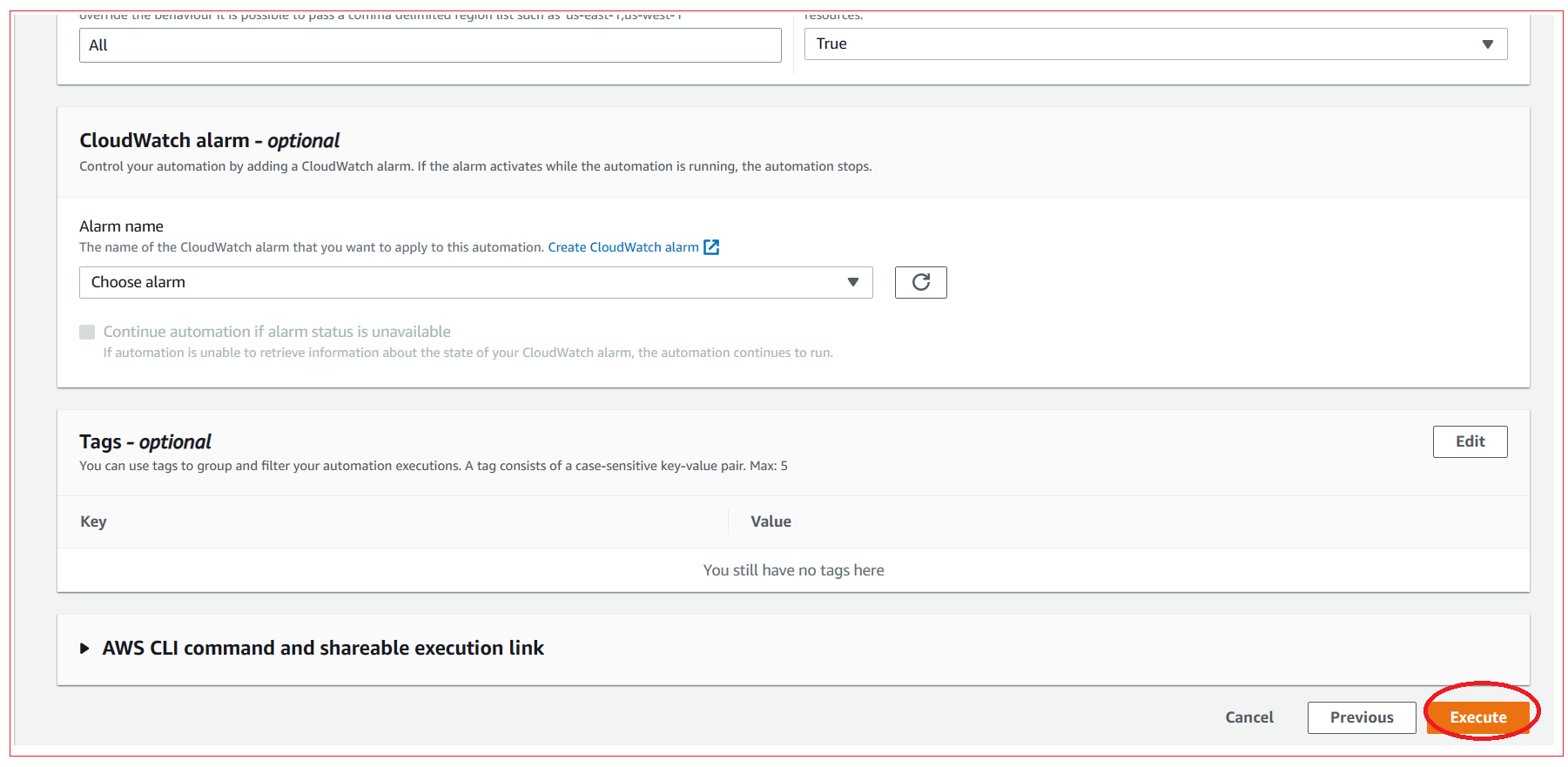 AWS List All Used Resources Run Automation java4coding