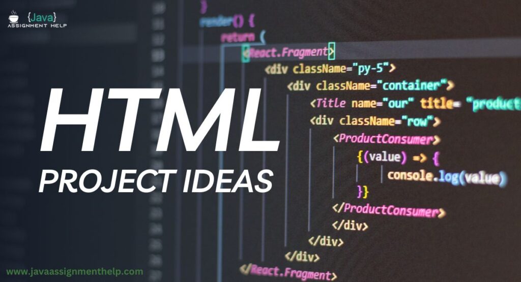 Top 23 + HTML Project Ideas For Beginners Advance