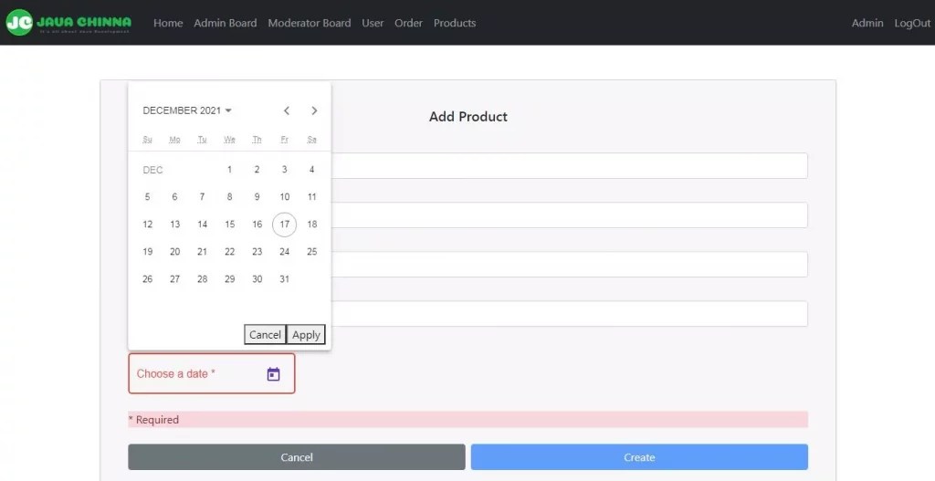 How to Use Angular Material Datepicker Custom Date Format JAVA CHINNA
