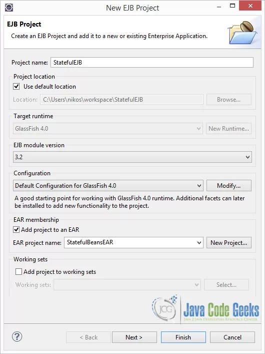 EJB passivation and activation example