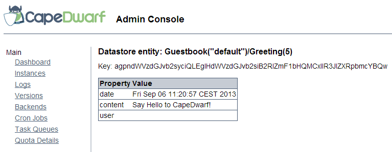 CapeDwarf Google App Engine on Java EE