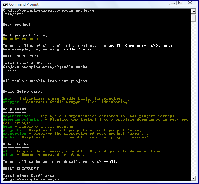 Evolving Gradle Build from Ant Build Importing Ant Build File